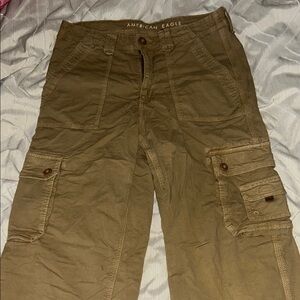 American Eagle Outfitters Women's Tan Cargo Pants